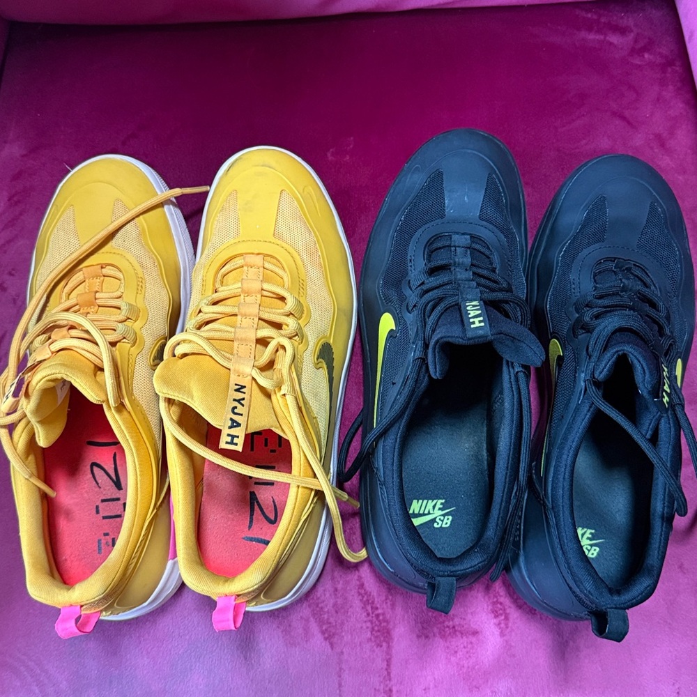 Nike SB Sneakers in Yellow and Black